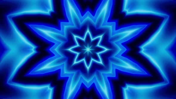 Blue Kaleidoscope Loop 4K 03