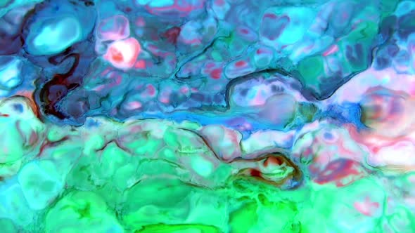 Color Explosion Abstract Art Painting  alt