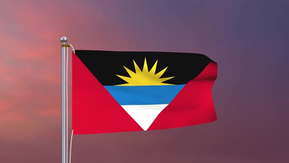 Antigua And Barbuda Flag