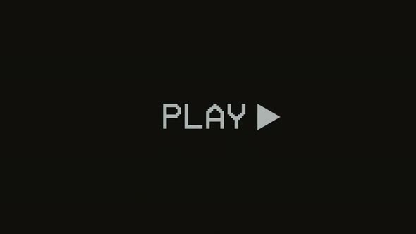 VHS Play Button Looped Overlay