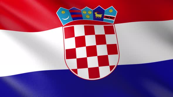 Flag of The Croatia