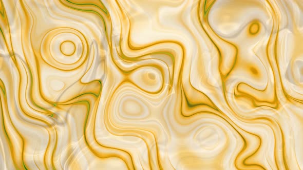 White Brown Color Ink Silky Wave Motion Liquid Animated Background