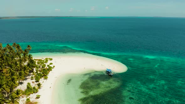 Tropical Island with Sandy Beach