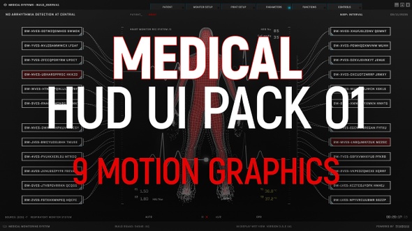 Medical HUD UI Pack 01 alt