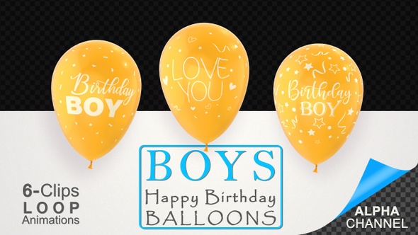 First Birthday Celebration Balloons - Baby Boy