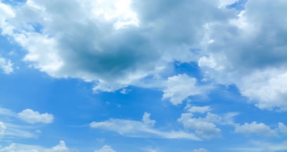 cloud sky time lapse , cloud moving and sun light.