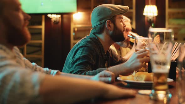 Football Fans Watching Match