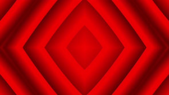 Red Color Geometric Square Background Animation