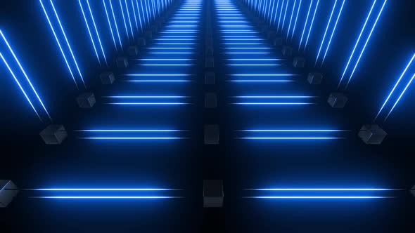 4k Colored Neon Strokes Corridors Pack alt