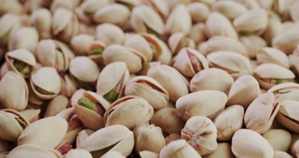 Appetizing Salted Pistachios  a Popular Snack for Beer