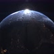 Sunrise Over The Earth View From Space Realistic Atmosphere Volumetric Clouds 4k - VideoHive Item for Sale