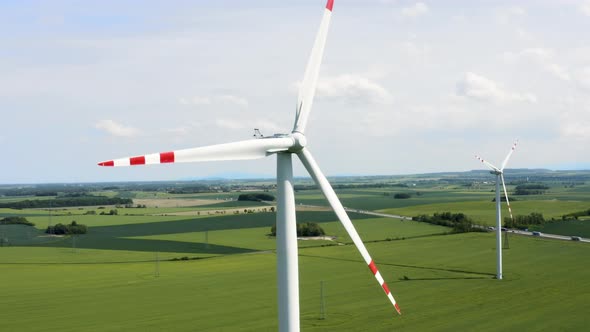 Windmills from above