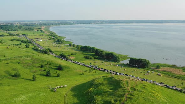 Lake and Green Coast