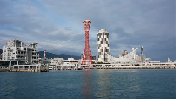 Beautiful architecture building in Kobe city Japan