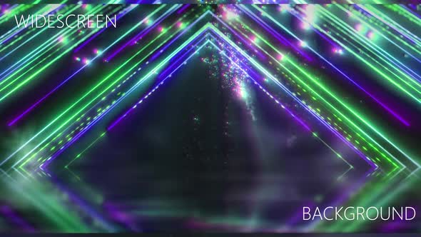 Neon Background Lines