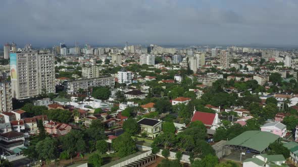 Aerial View Maputo Mozambique