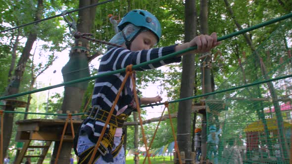 Rope Adventure Park Little Girl