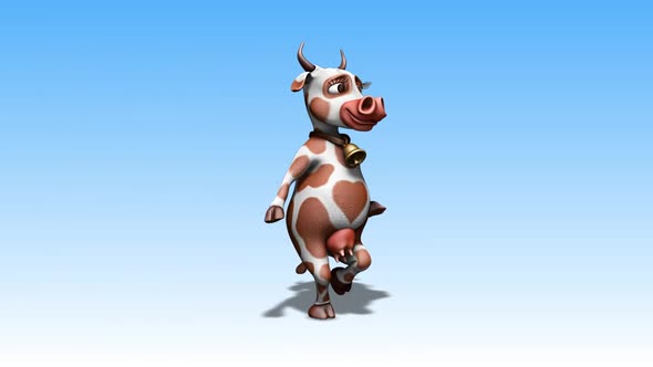 Fun Cow - Cartoon Walk