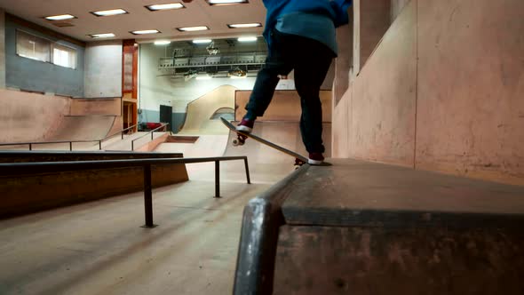 Skater Boy Performing Cool Tricks