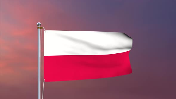 Poland Flag 4k