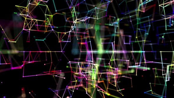 Abstract Colorful Digital Technology Background 2