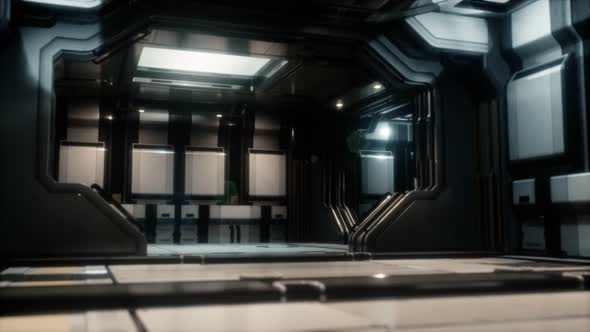 Scifi Tunnel or Spaceship Corridor alt