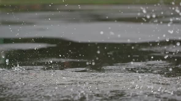 Running on Wet Asphalt