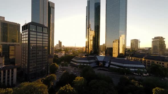 Modern High Rise Buildings in City Business District alt
