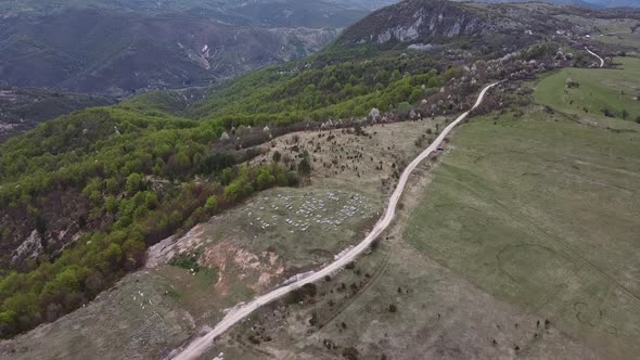 Stecak Medieval Tombstone Aerial V4