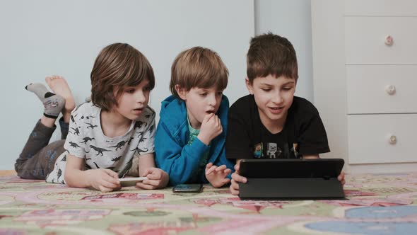 Boys Play Video Games.