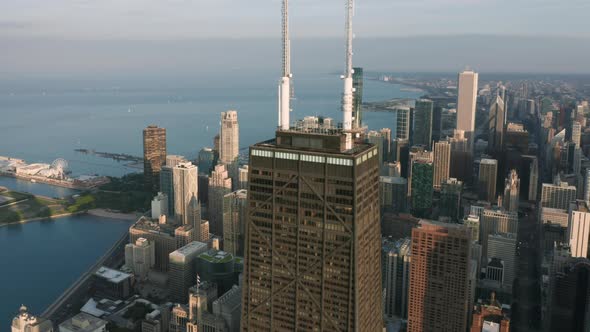 Beautiful Cityscape Chicago Illinois United States of America Modern City