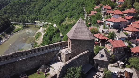 Vranduk Castle a small medieval castle of Bosnian kings V23