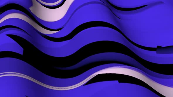Background of Blue Electric Waves
