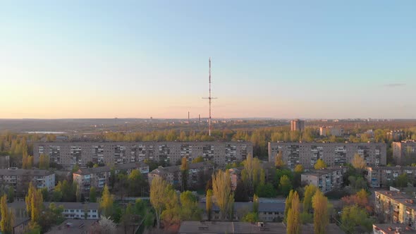 Old TV Tower Cityscape