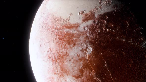 Beautiful View of Dwarf Planet Pluto From Space