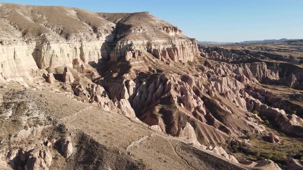 Cappadocia Landscape Aerial View, Turkey, Goreme National Park