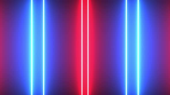 Neon Light Lines 4K 02