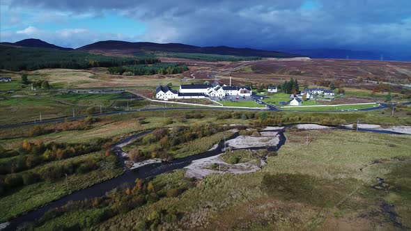 Flying Backwards in Dalwhinnie Scotland