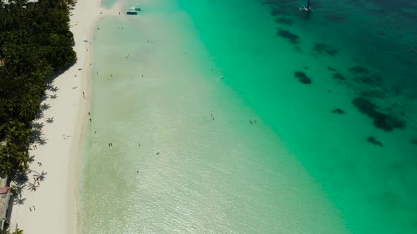 Tropical Beach and Blue Clear Sea