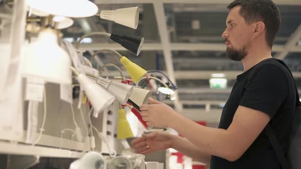 Shopping for Appliances in Supermarket