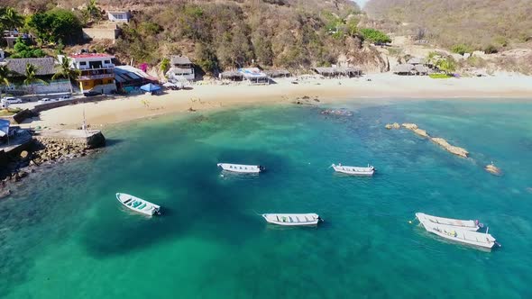 Playa de Tehuamixtle, Jalisco. México