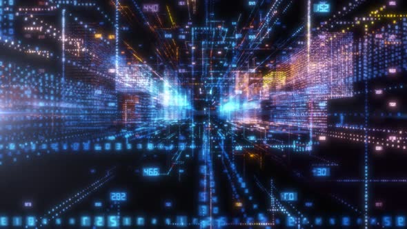 Abstract Hologram 3D Smart City alt