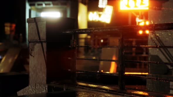 Neon Lights at Rainy Night alt