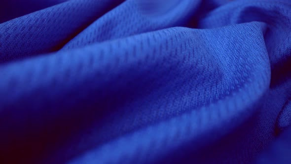 Close Up Detailed Cloth Texture of Shiny Spandex Cloth with Dolly Shot