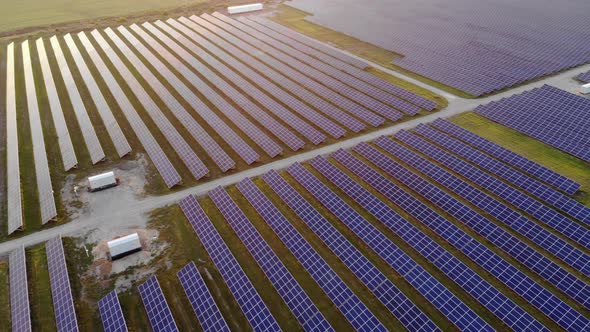 Aerial View of Solar Farm