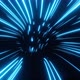 Warp speed. Neon glowing rays in motion into digital technologic tunnel - VideoHive Item for Sale