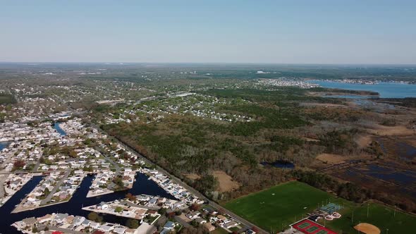 Aerial Panoramic Shot Connecticut