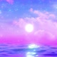 Aesthetic Pastel Sky Over Ocean Landscape - VideoHive Item for Sale