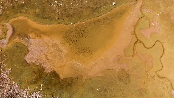 Aerial Shot of the Beautiful Mountain Lake