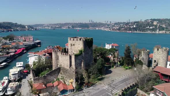 Aerial View Of Anatolian Fortress